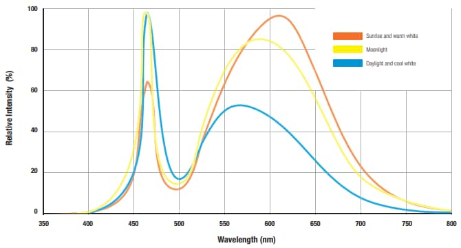 Performance Graph - Würth Elektronik SMD White Top View LEDs